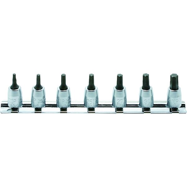 Ko-Ken Socket set TORXPLUS 10IP-40IP 150mm 7 pieces 1/4 Sq. Drive RS2025/7-IP